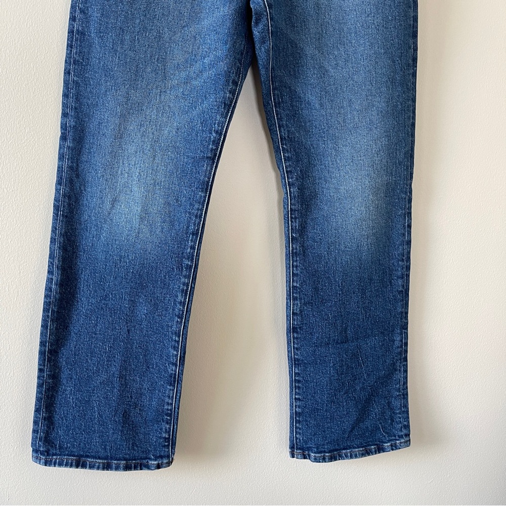 Madewell Straight Leg Jeans - Dark Blue - Picture 3 of 9